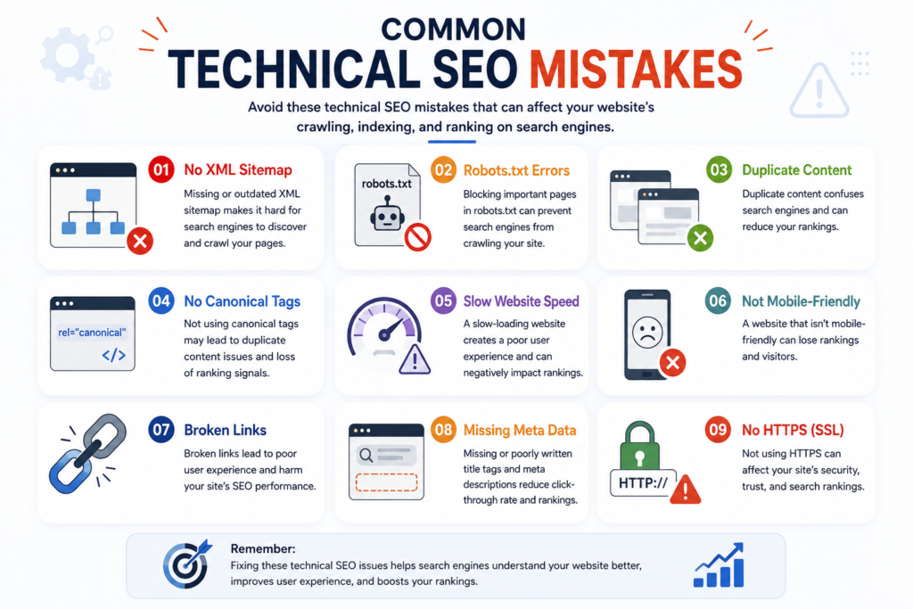 Common Technical SEO Mistakes