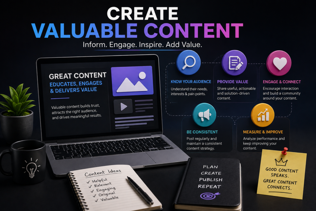Create Valuable Content