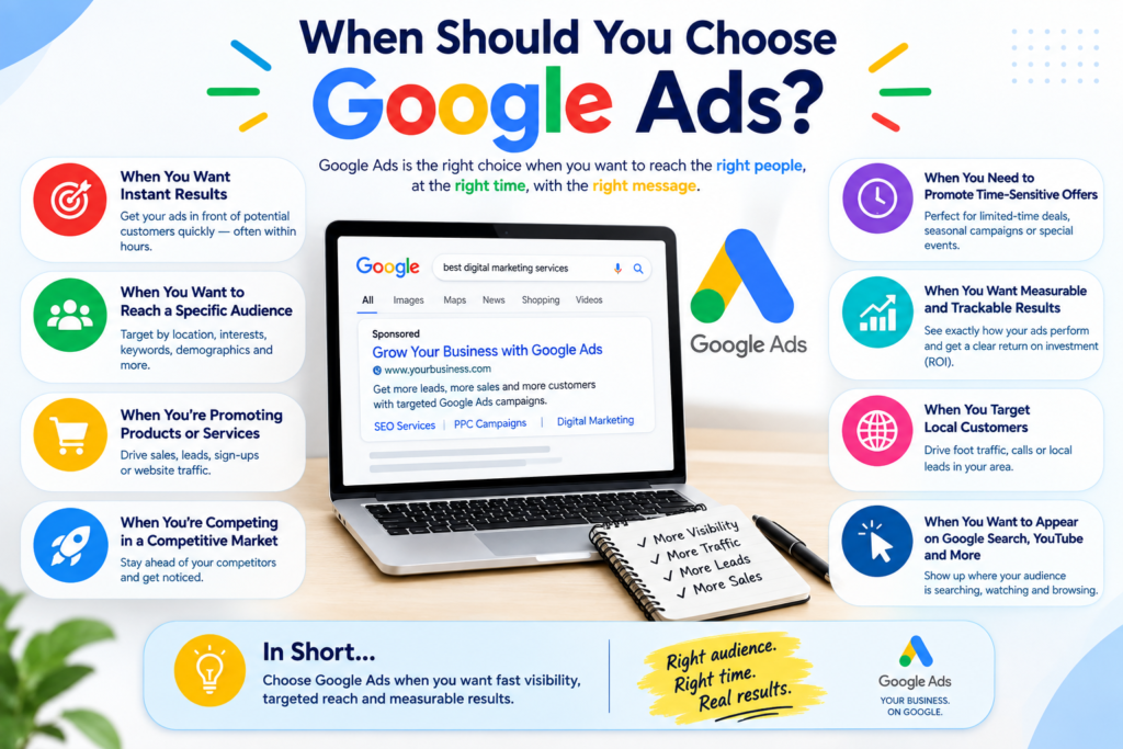 When Should You Choose Google Ads